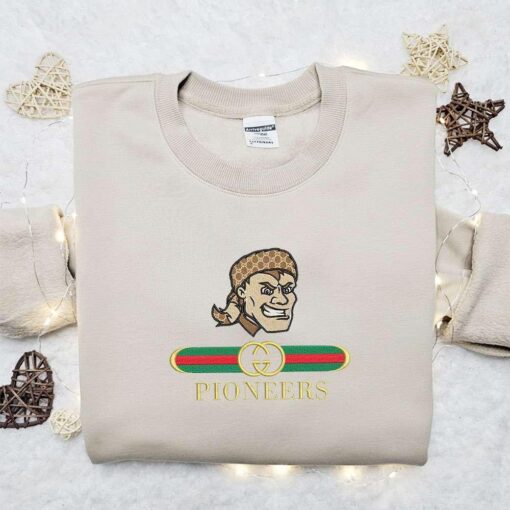 Sacred Heart Pioneers x Gucci Embroidered Shirt NCAA Sports Embroidered Hoodie Best Gift Idea