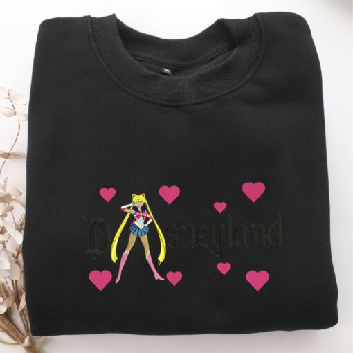 Sailor Moon Disneyland Embroidery, Disneyland Embroidered Sweatshirt, Movie Disney Inspired, Best Gifts Idea For Him Her - Image 5