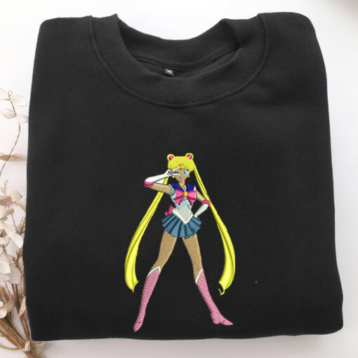 Sailor Moon Embroidery, Disneyland Embroidered Sweatshirt, Movie Disney Inspired, Best Gifts Idea For Him Her - Image 5