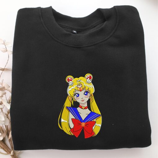 Sailor Moon Half Embroidery, Disneyland Embroidered Sweatshirt, Movie Disney Inspired, Best Gifts Idea For Him Her - Image 5
