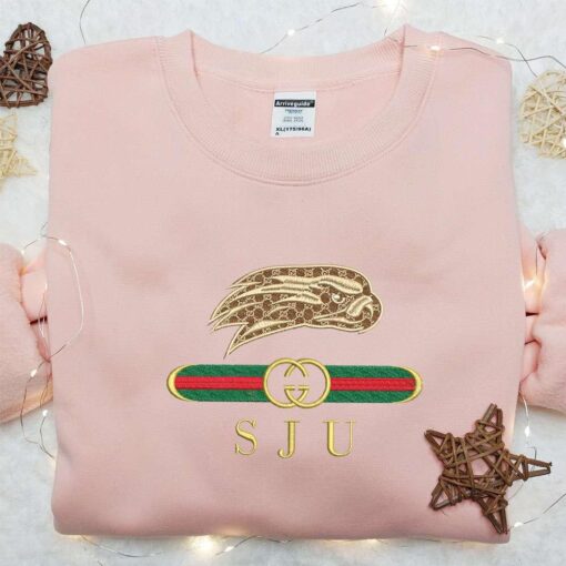 Saint Joseph Hawks x Gucci Embroidered Shirt NCAA Sports Embroidered Hoodie Best Gift Idea