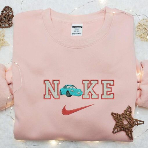 Sally Carera X Nike Cartoon Embroidered Sweatshirt Disney Characters Embroidered Sweatshirt Custom Embroidered Hoodie