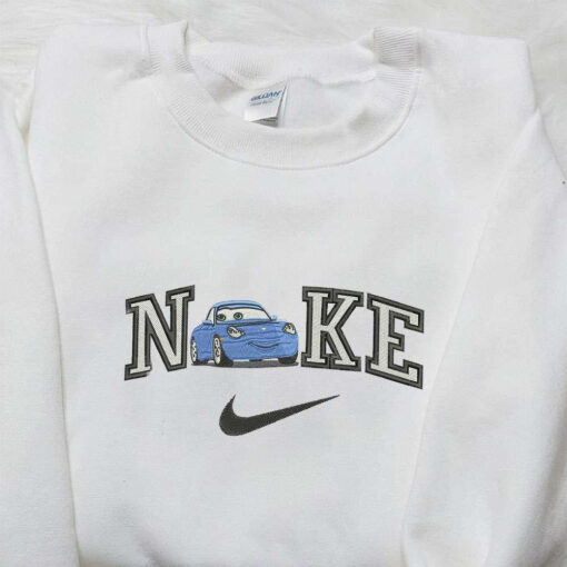 Sally Carrera X Nike Embroidered Sweatshirt Cars Embroidered Shirt Nike Inspired Embroidered Shirt 1