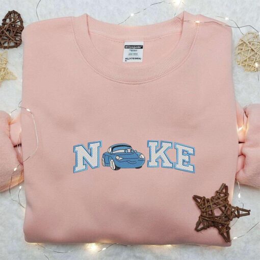 Sally Carrera x Nike Embroidered Sweatshirt Cars Embroidered Shirt Nike Inspired Embroidered Shirt