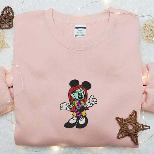 Sally Minnie Embroidered Shirt The Nightmare Before Christmas Disney Embroidered Shirt Best Gift Ideas