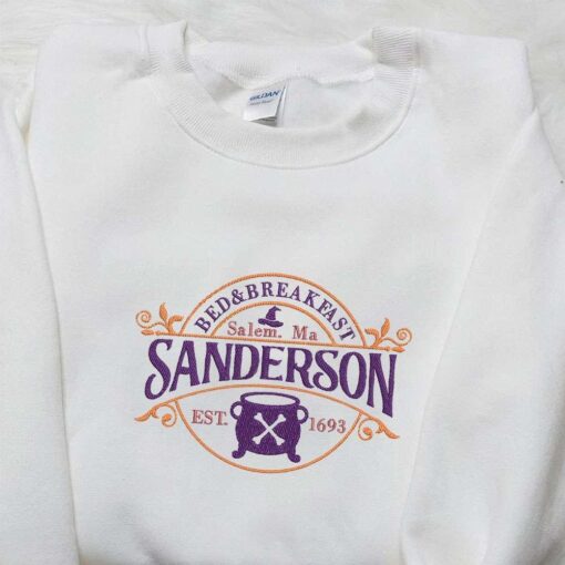 Sanderson Bed And Breakfast Embroidered Shirt Hocus Pocus Movie Embroidered Shirt Best Gift Ideas