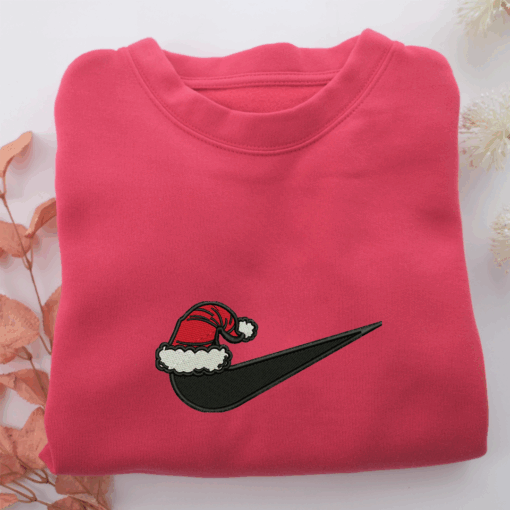 Santa Nike Nike Embroidered Sweatshirt, Nike Movie Inspired, Best Gifts Idea For Him Her - Image 5