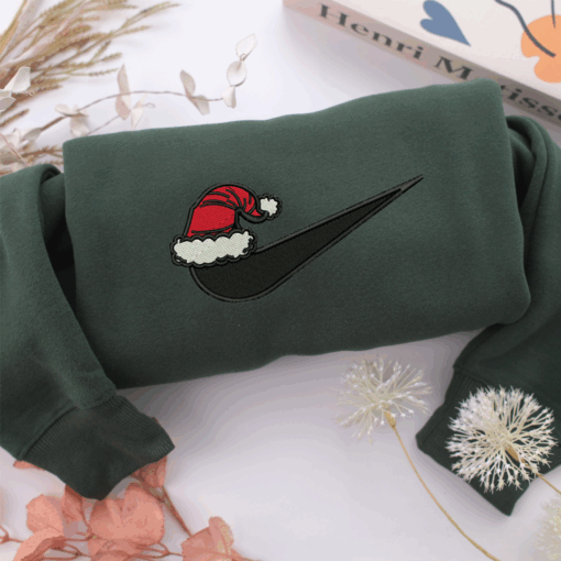 Santa Nike Nike Embroidered Sweatshirt, Nike Movie Inspired, Best Gifts Idea For Him Her - Image 3