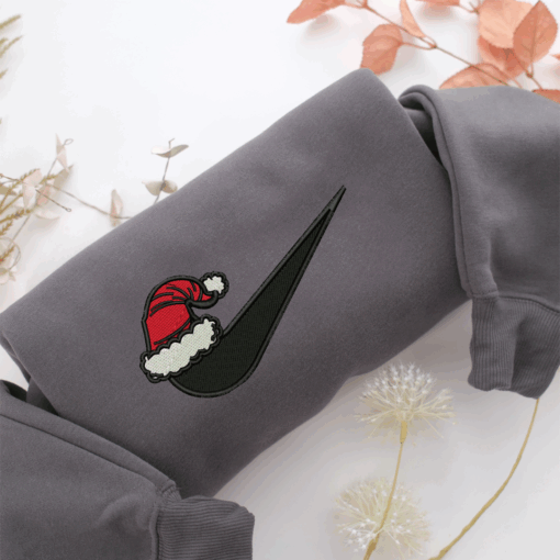 Santa Nike Nike Embroidered Sweatshirt, Nike Movie Inspired, Best Gifts Idea For Him Her - Image 4