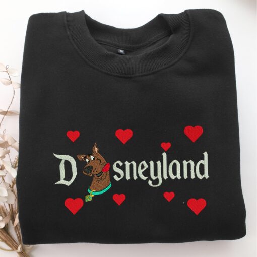 Scooby Doo Disneyland Embroidery, Disneyland Embroidered Sweatshirt, Movie Disney Inspired, Best Gifts Idea For Him Her - Image 5