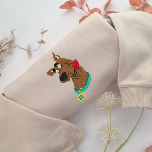 Scooby Doo Embroidery, Disneyland Embroidered Sweatshirt, Movie Disney Inspired, Best Gifts Idea For Him Her