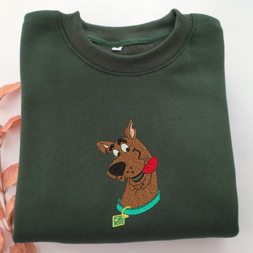 Scooby Doo Embroidery, Disneyland Embroidered Sweatshirt, Movie Disney Inspired, Best Gifts Idea For Him Her - Image 3