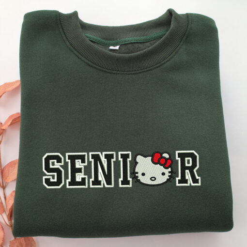 Senior Kitty Embroidery, Disneyland Embroidered Sweatshirt, Movie Disney Inspired, Best Gifts Idea For Him Her - Image 3