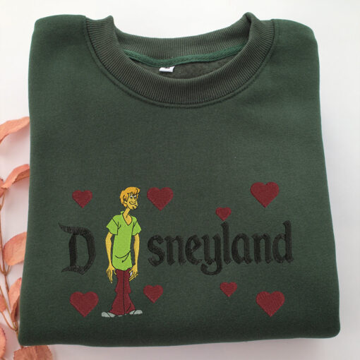 Shaggy Rogers Disneyland Embroidery, Disneyland Embroidered Sweatshirt, Movie Disney Inspired, Best Gifts Idea For Him Her - Image 3