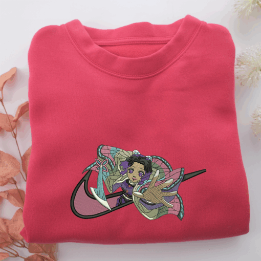 Shinobu Kocho Swoosh Nike Embroidered Sweatshirt, Nike Movie Inspired, Best Gifts Idea For Him Her - Image 5