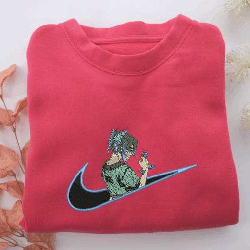 Shinobu Kocho Swoosh v2 Nike Embroidered Sweatshirt, Nike Movie Inspired, Best Gifts Idea For Him Her - Image 5