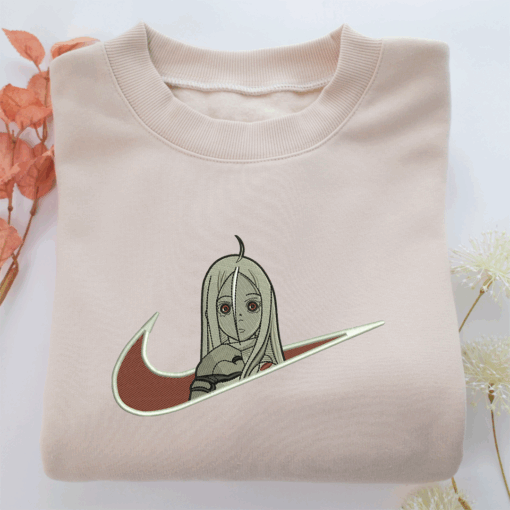 Shiro Swoosh Nike Embroidered Sweatshirt, Nike Movie Inspired, Best Gifts Idea For Him Her