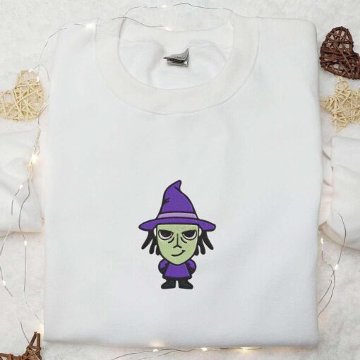 Shock The Nightmare Before Christmas Embroidered Sweatshirt Halloween Embroirdered Shirt Best Gifts for Family