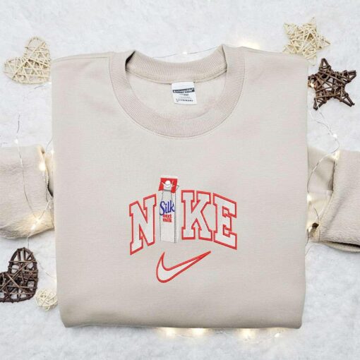 Silk Nextmilk Favorite Drink Embroidered Shirt