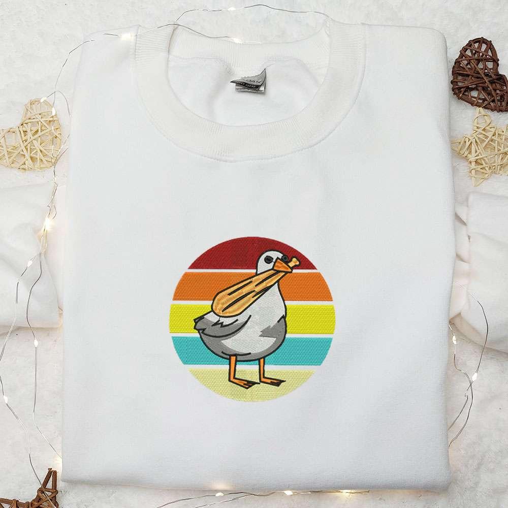 Silly Goose Embroidered Shirt Animal Embroidered Shirt Best Birthday Gift