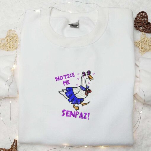 Silly Goose Embroidered Shirt Animal Embroidered Shirt Funny Embroidered Shirt 1