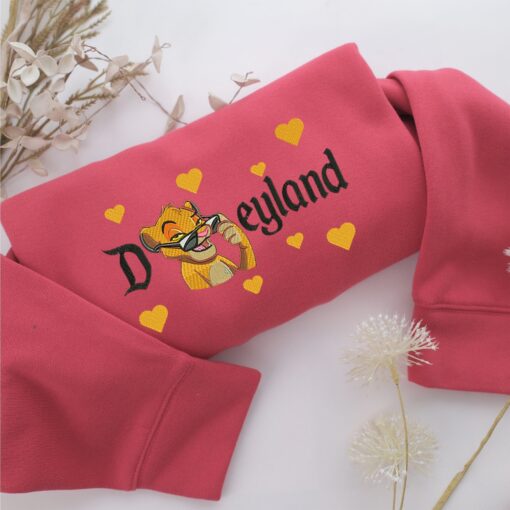 Simba Disneyland Embroidery, Disneyland Embroidered Sweatshirt, Movie Disney Inspired, Best Gifts Idea For Him Her - Image 4