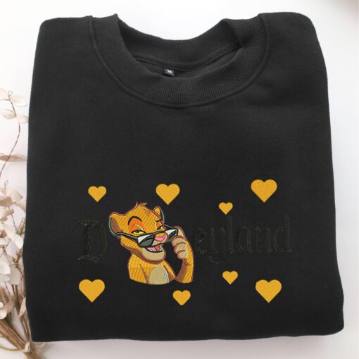 Simba Disneyland Embroidery, Disneyland Embroidered Sweatshirt, Movie Disney Inspired, Best Gifts Idea For Him Her - Image 5