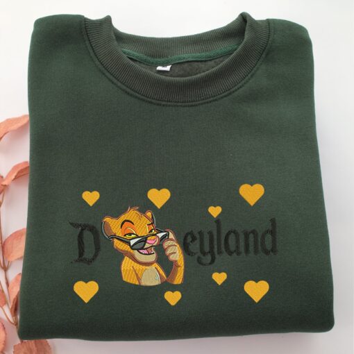 Simba Disneyland Embroidery, Disneyland Embroidered Sweatshirt, Movie Disney Inspired, Best Gifts Idea For Him Her - Image 3