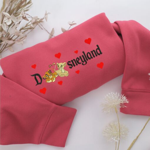 Simba & Nala Disneyland Embroidery, Disneyland Embroidered Sweatshirt, Movie Disney Inspired, Best Gifts Idea For Him Her - Image 4