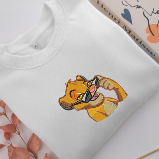 Simba Nike Embroidered Sweatshirt, Nike Movie Inspired, Best Gifts Idea For Him Her - Image 2