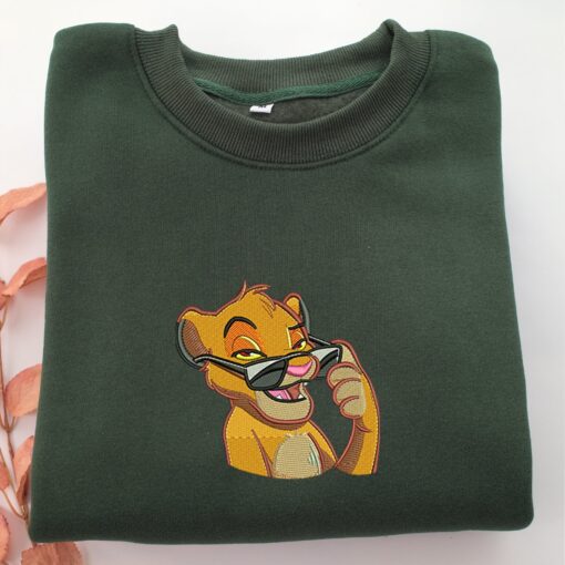 Simba Nike Embroidered Sweatshirt, Nike Movie Inspired, Best Gifts Idea For Him Her - Image 3