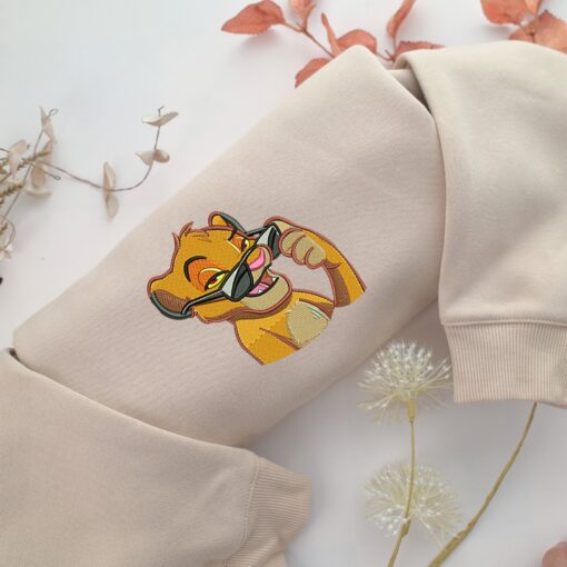 Simba Nike Embroidered Sweatshirt, Nike Movie Inspired, Best Gifts Idea For Him Her