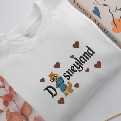 Simon Disneyland Embroidery, Disneyland Embroidered Sweatshirt, Movie Disney Inspired, Best Gifts Idea For Him Her - Image 2
