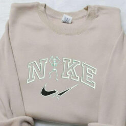 Skeleton x Nike Embroidered Sweatshirt Halloween Embroidered Shirt Nike Inspired Embroidered Shirt