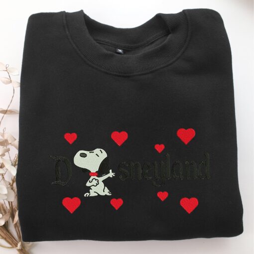Snoopy Disneyland Embroidery, Disneyland Embroidered Sweatshirt, Movie Disney Inspired, Best Gifts Idea For Him Her - Image 5