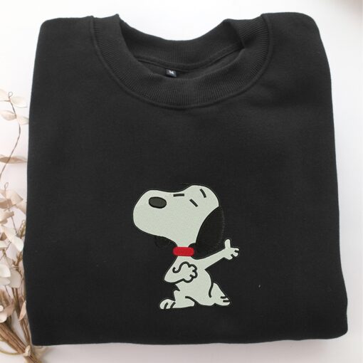 Snoopy Embroidery, Disneyland Embroidered Sweatshirt, Movie Disney Inspired, Best Gifts Idea For Him Her - Image 5
