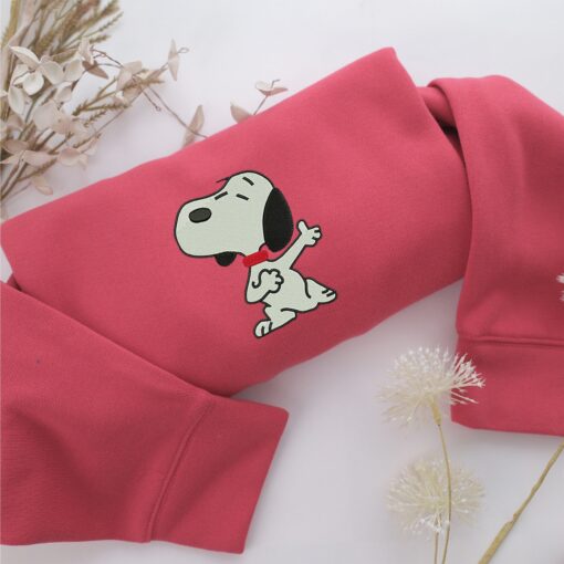 Snoopy Embroidery, Disneyland Embroidered Sweatshirt, Movie Disney Inspired, Best Gifts Idea For Him Her - Image 4