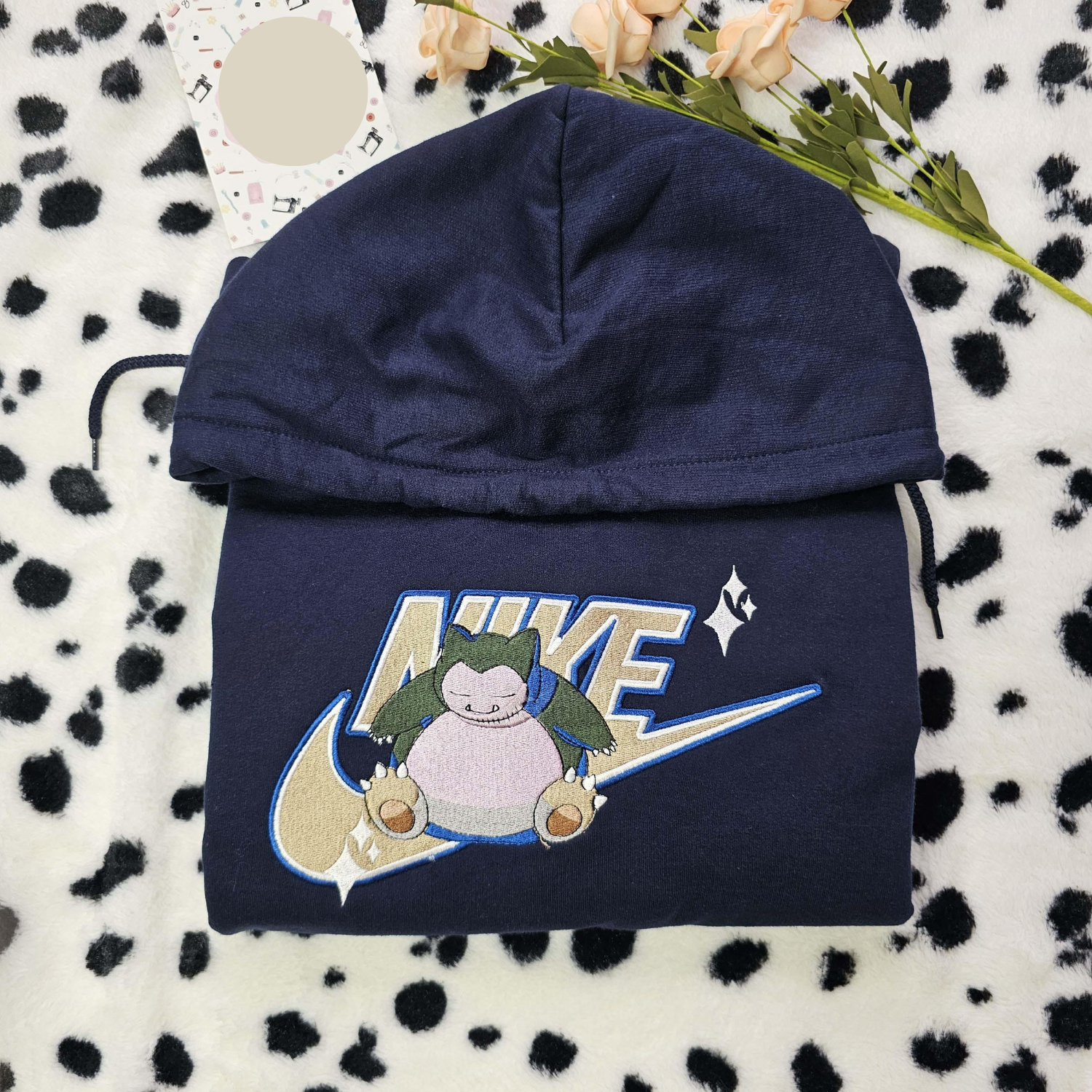 Snorlax Pokemon Anime Embroidered Shirt, Inspired Anime Movie, Best Gift for Anime Fans