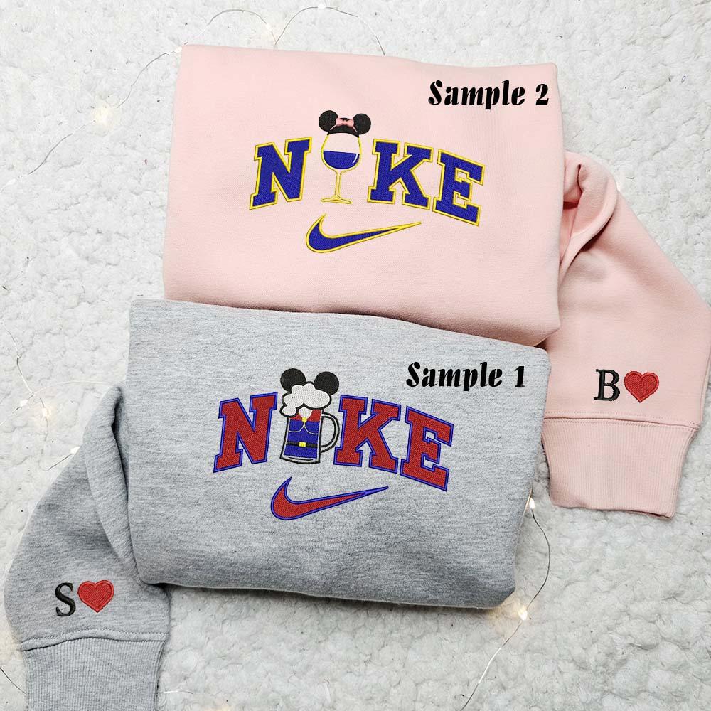Snow White and Prince Florian Drink Embroidered Couple Shirts Best Gift For Lover