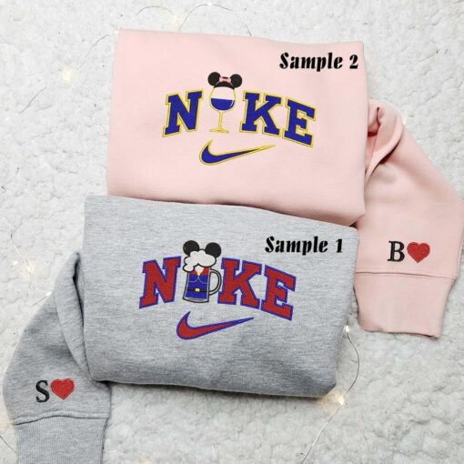 Snow White and Prince Florian Drink Embroidered Couple Shirts Best Gift For Lover