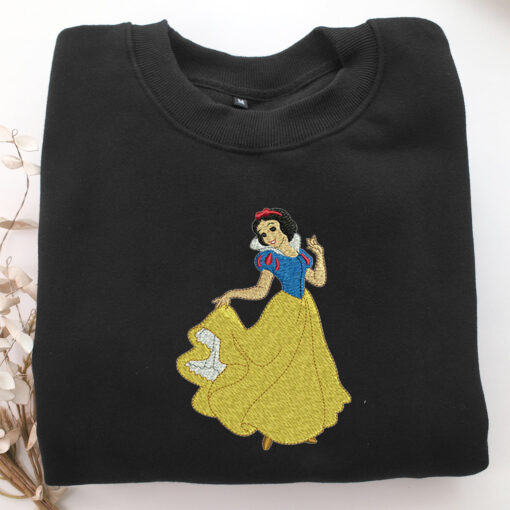 Snow White Embroidery, Disneyland Embroidered Sweatshirt, Movie Disney Inspired, Best Gifts Idea For Him Her - Image 5