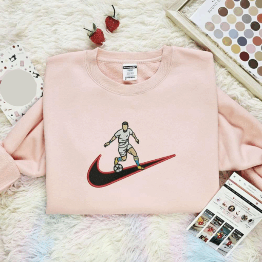 Soccer Player Sports Embroidered Shirt, Best Gift Ideas For Fans