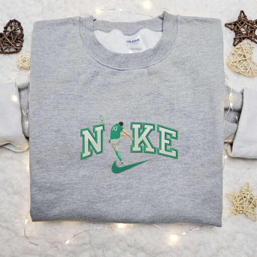 Soccer Player x Nike Embroidered Shirt Sports Embroidered Hoodie Best Gift For Boys