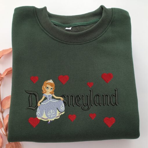 Sofia Disneyland Embroidery, Disneyland Embroidered Sweatshirt, Movie Disney Inspired, Best Gifts Idea For Him Her - Image 3