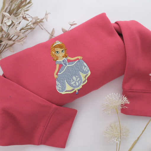 Sofia Embroidery, Disneyland Embroidered Sweatshirt, Movie Disney Inspired, Best Gifts Idea For Him Her - Image 4