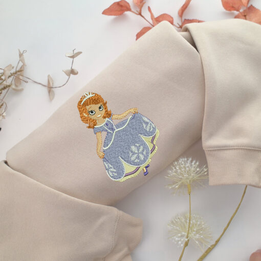 Sofia Embroidery, Disneyland Embroidered Sweatshirt, Movie Disney Inspired, Best Gifts Idea For Him Her