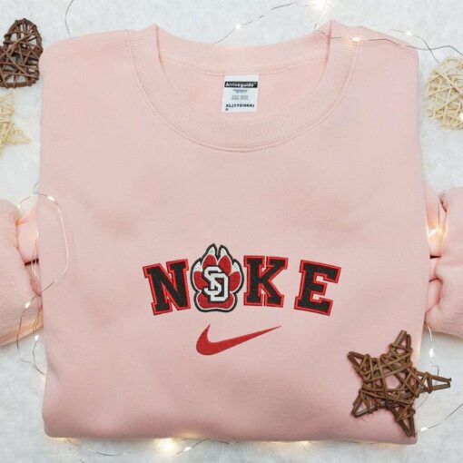 South Dakota Coyotes x Nike Embroidered Shirt NCAA Sports Embroidered Hoodie Best Gift Idea