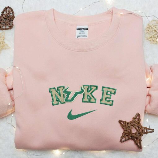 South Florida Bulls x Nike Embroidered Shirt NCAA Sports Embroidered Hoodie Best Gift Idea