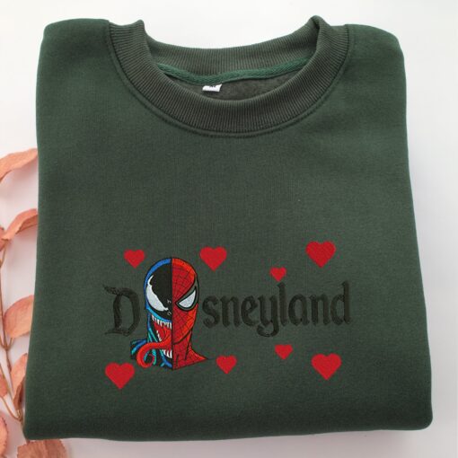 Spider Venom Disneyland Embroidery, Disneyland Embroidered Sweatshirt, Movie Disney Inspired, Best Gifts Idea For Him Her - Image 3