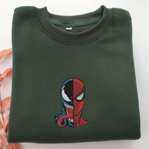 Spider Venom Embroidery, Disneyland Embroidered Sweatshirt, Movie Disney Inspired, Best Gifts Idea For Him Her - Image 3